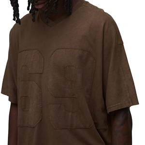 Men's Summer Cotton Knitted Solid Beachwear Outfit Casual <b>T</b> <b>Shirt</b> and Shorts Set Lightweight Breathable Street Fashion Clothing - Product Image 3