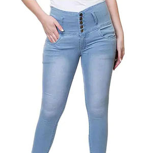 Jeans de mezclilla para mujer a precio económico para uso en exteriores, para uso casual, de fabricación profesional, nuevos y elegantes. - Product Image 6