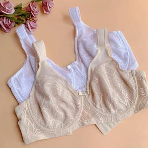 Comfy Minimizer <b>Bras</b> OEM Factory <b>Low</b> MOQ BBW Full Cup Push-Up Underwire U-<b>Back</b> Custom Logo Super Plus Size Sexy Embroidery - Product Image 5