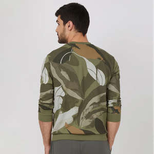 Sudadera de Hombre con Cuello Redondo, Corte Regular, Manga Larga, Forro Polar, Bordada, Informal, para Invierno, Transpirable, de Poliéster - Product Image 2