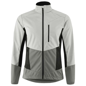 Chaqueta Softshell Impermeable y Cortavientos, Ajustada, Personalizada, con Cremallera y Diseño de Parches, para Otoño e Invierno, Estilo Casual Urbano, para Lluvia - Product Image 1