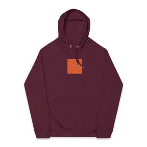 Sudadera con Capucha Extra Grande Personalizada para Mujer, Sudadera de Alta Calidad en Color Marrón Anaranjado con Estampado en el Pecho, Sudadera de Forro Polar Grueso - Product Image 4