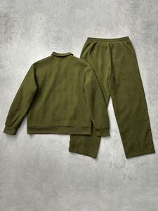 สตรีทรัชชุดสูทลำลองแขนยาวสำหรับทุกเพศ ชุดเสื้อแจ็คเก็ตและกางเกงขายาว ระบายอากาศได้ดี น้ำหนักเบา ผลิตจากผ้าเทคฟลีซ คอลเลคชั่นใหม่ - Product Image 3