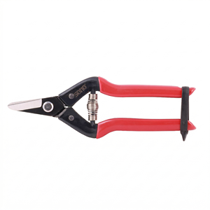 Ciseaux de taille légères SONO J51 - Lames en acier au carbone durables pour le bricolage et l'industrie, finition noire, poignées métalliques, poignées en PVC - Product Image 1