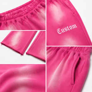 Pantalones de Algodón de Corte Bootcut para Mujer, Color Caramelo Deslavado, para Uso Diario, Tejido Suave, Moda Urbana, Producción Personalizada - Product Image 4
