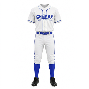Team Wear Baseball Uniform High Quality Custom Sportswear Best Selling Men Baseball Uniform Customized Logo - Product Image 1
