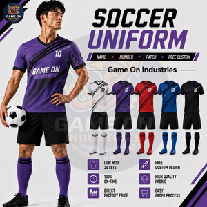 Uniforme Deportivo Personalizado de Fútbol, Ligero, Suave al Tacto, Cómodo, de Buena Calidad, Transpirable - Product Image 5
