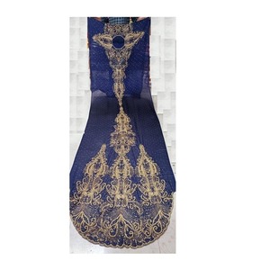 ผ้าไหมซาตินคุณภาพดีที่สุด 100% พร้อมงานปักลูกปัดทำมือ - Product Image 2