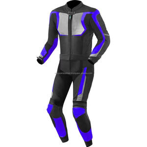 Ensemble de vêtements de sport pour moto de haute qualité, sur mesure, taille plus, 2 pièces, confortable, respirant, imperméable, veste en cuir pour motard - Product Image 3