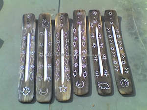 High on Demand Religious Wooden <b>Incense</b> <b>Stick</b> <b>Holder</b> Agarbatti Stand with Customizable Design for Indian Home Decor for sale - Product Image 3