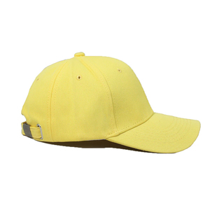 Best Quality Unisex <b>Denim</b> Baseball Cap Yellow Color Polyester Cotton <b>Material</b> Personalized Adult Size 5 Panel Four Seasons - Product Image 2