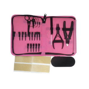 Buy 18pcs Gold Hair Extension Tool Kit - Dual <b>Pliers</b> <b>Set</b> with Pulling Needle, Loop Threader, and Duckbill Clips - Luxury - Product Image 6