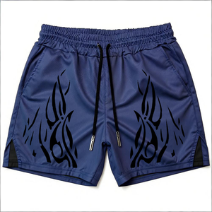 Pantalones Cortos Deportivos de Verano para Hombre, Tejidos, Transpirables, Ecológicos, de Secado Rápido, 2 en 1, Hasta la Rodilla, con Cierre de Cordón, para Gimnasio y Running - Product Image 4