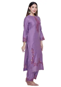 Safaa Premium Viscose Dress Material for Winter | Unstitched Kurta <b>Pant</b> Dupatta Fabric Set Direct Factory - Product Image 3