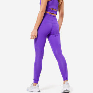 Leggings de Yoga para Mujer, Fabricados en Pakistán, Cintura Alta Elástica, Largo Completo, Poliéster/Nailon, Transpirables, Ecológicos, Pantalones de Fitness - Product Image 3