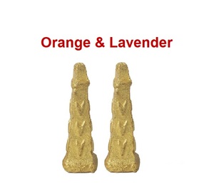 Conos de incienso de reflujo cuadrado de lavanda y naranja natural de la mejor marca Material de madera Uso aromático Suministro al por mayor (amarillo) - Product Image 1