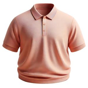 เสื้อยืดผ้าถักแบบเบาและแห้งเร็วสำหรับเสื้อโปโลทรงพลัสไซส์แขนสั้นพิมพ์ลายสีทึบมีเอกลักษณ์พิมพ์โลโก้ระบายอากาศได้ - Product Image 1