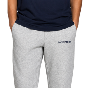 Men's Fleece Jogger <b>Trousers</b> Regular Fit <b>Elastic</b> <b>Waist</b> Casual Sweatpants <b>with</b> Side Pockets Cuffed Ankle Comfortable Daily Wear - Product Image 3