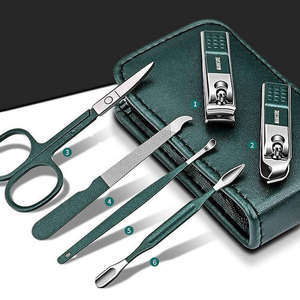 Kit d'outils de manucure et pédicure en acier inoxydable, ciseaux à ongles pour les orteils, ensemble de coupe-ongles - Product Image 4