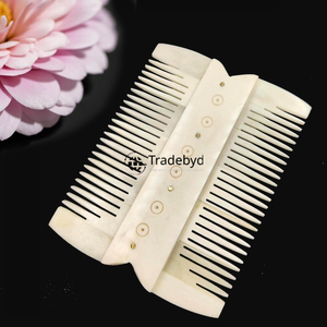 Peine de Hueso Natural Tradebyd, Peine Profesional para Desenredar el Cabello, Hecho a Mano, para el Cuidado Diario del Cabello - Product Image 3