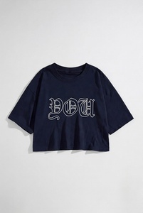 เสื้อยืดครอปผู้หญิงสุดหรู ผ้าเนื้อนุ่ม สวมใส่สบายทุกวัน เสื้อผ้าฤดูร้อนน้ำหนักเบา ทันสมัย - Product Image 2