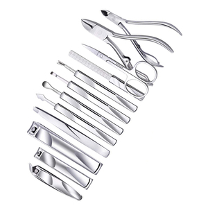 Professional Stainless Steel Manicure & Pedicure <b>Set</b> with 12 Pieces <b>Nail</b> Clipper Luxurious Gift Box for Grooming Kit - Product Image 2