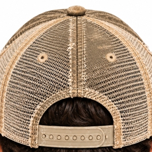 Casquette Trucker Unisexe en Maille avec Broderie Frontale, Réglable, Six Panneaux, Décontractée, avec Imprimé Hawk Bawk, Printemps-Été - Product Image 6