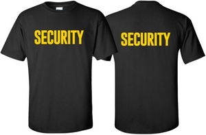 T-shirt de travail en coton coupe classique pour agents de sécurité, vêtements de travail décontractés, vente en gros, vêtements de sécurité - Product Image 2