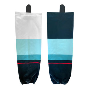 Chaussettes de hockey sur glace professionnelles pour l'entraînement et les matchs, maille haute densité, séchage rapide, respirantes, écologiques, durables, polyester/coton - Product Image 2