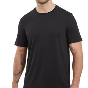 เสื้อยืดผู้ชายแบบเรียบสำหรับออกกำลังกาย ฟิตเนส เล่นกีฬา แขนสั้น ระบายอากาศ ยืดหยุ่น เหมาะสำหรับวิ่งและฝึกซ้อม รับผลิตแบบ OEM พร้อมสกรีนโลโก้ตามสั่ง - Product Image 1