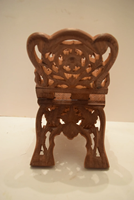 Support de Coran rond en bois artisanal de luxe, design rustique, cadeau du Ramadan, pour la maison, le bureau, le salon, Falak World, 8 personnes