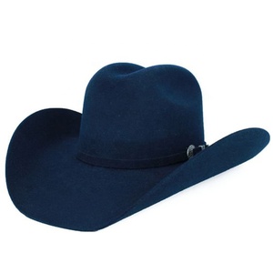 Sombrero de traje de lana 2024 de alta calidad, sombrero de vaquera de ala ancha para mujeres y hombres, sombrero clásico con banda para sombreros, fiestas, pesca - Product Image 6