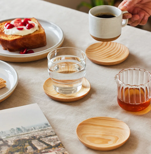 Wholesale Natural Wooden <b>Coasters</b> - Solid Wood Round / Square <b>Coasters</b> for <b>Table</b>/Bar - Elegant & Simple Design - Product Image 4