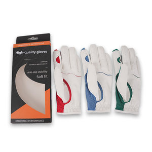 Gants de golf pour hommes en laine thermique sergé, longueur opéra, avec fermeture auto-agrippante, extensibles, respirants, confortables, détection des aiguilles pour les quatre doigts - Product Image 3