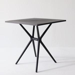 Practical Plastic <b>Round</b> <b>Table</b> with Lightweight Design for Indoor Gathering Spaces <b>Outdoor</b> Seating and Balcony Use - Product Image 4