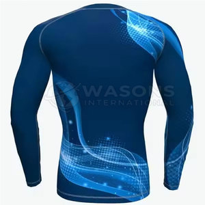 Body Building Spandex Polyester Made Men <b>Compression</b> <b>Shirts</b> Fitness Wear <b>Compression</b> <b>Shirts</b> For Men - Product Image 4