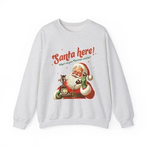 Sweat-shirt à col rond, Pull de Noël, Pull de fête, Festif - Product Image 4