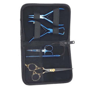 Kits d'outils pour extensions de cheveux en acier inoxydable, kits de pinces pour extensions de cheveux vierges super double drawn, extensions de cheveux en plumes de haute qualité, luxe ANAAIF - Product Image 6