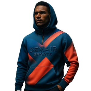 Sudadera de Alta Calidad con Cierre de Cremallera de 1/4, Personalizada con Estampado, para Hombre, Ropa de Otoño, Tallas Grandes, Cuello Alto, Antiarrugas, Resistente al Viento - Product Image 5