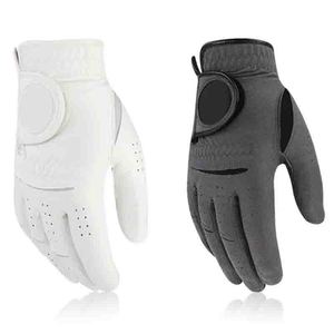 Gants de golf en cuir véritable pour hommes, main gauche ou droite, doux, respirants, en peau de mouton pure, couleur et logo personnalisés, accessoires de golf - Product Image 6