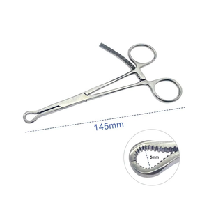 High Quality Mini Bone Holding <b>Clamp</b> Forceps Stainless Steel Veterinary Orthopedic Instruments Pets Manual Power Source Satin - Product Image 1