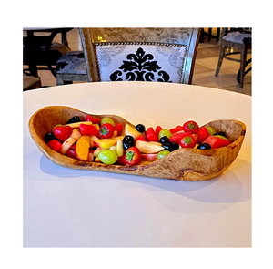 Fruteros decorativos de madera, bonitos platos para frutas, bandejas para comida y frutas, para uso en restaurantes infantiles, de forma redonda y en oferta. - Product Image 2