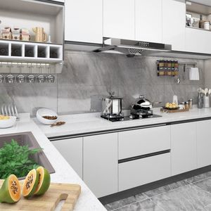 196.9 bianco "x 35.4" pellicola adesiva per mobili in PVC - Product Image 1