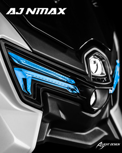 ไฟหน้า LED RGB 2 เลนส์ สำหรับ NMAX V3 พร้อมไฟ DRL ดีไซน์ AJLIGHT สำหรับมอเตอร์ไซค์  ชุดดัดแปลง/อัพเกรด คุณภาพสูงจากไต้หวัน กำลังไฟ 28W/35W - Product Image 3