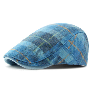 Casquette plate de sport personnalisée avec étiquette privée, en toile, style Ivy, vente en gros en usine, patch en cuir personnalisé, unisexe, qualité supérieure - Product Image 4