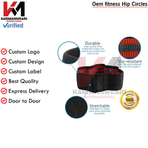 Strength Training Hip Circle Men Women Gym Glute Resistance Workout Band OEM Supplier - Product Image 5