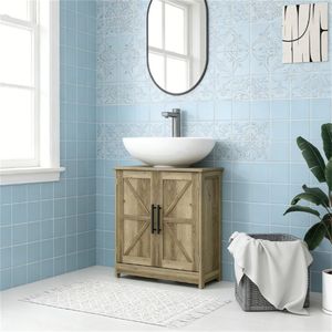 Muebles de Baño, Gabinete de Almacenamiento para Lavabo, Práctico Gabinete para Lavabo de Baño - Product Image 1