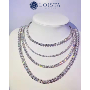 สร้อยคอแบบ Cuban Link ชุบทองประดับเพชร IGI Certified Lab Grown Diamond สไตล์ฮิปฮอปสำหรับผู้ชาย - Product Image 5