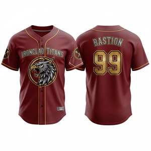 Maillots de baseball américains brodés sur mesure, tailles USA, vêtements d'équipe, maillots de softball pour hommes, femmes et enfants - Product Image 4
