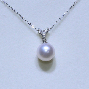 Collier en argent S925 avec perle d'eau douce naturelle pour femmes, chaîne de clavicule polyvalente haut de gamme, sans radioactivité - Product Image 3